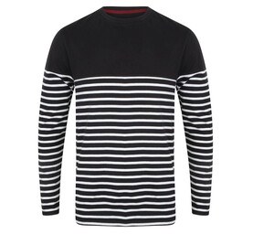 Front row FR134 - Long Sleeved Breton Striped T