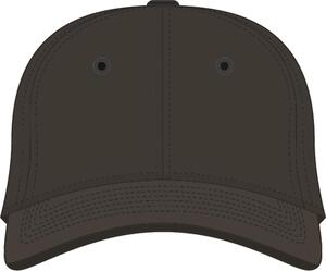 GiftRetail MO9643 - TEKAPO Heavy Cotton Adjustable Baseball Cap black