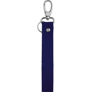 EgotierPro 53027 - Cotton Key Ring with Carabiner, Elongated HOSEGOR