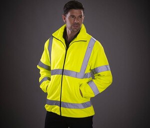 Yoko YKK08 - Thick high-visibility fleece jacket