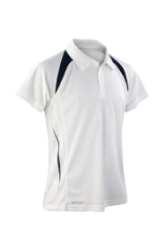 Team Spirit Polo - White/Navy